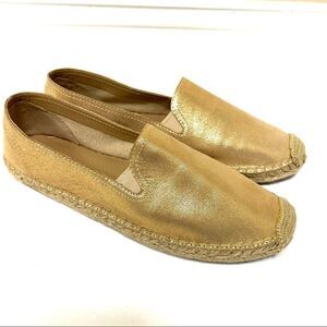 Soul Naturalizer Rose Gold espadrille flats size 10